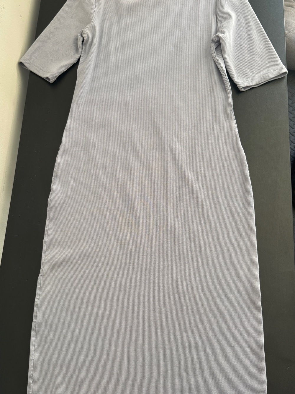 Anthropologie Lilac Ribbed Midi Dress Small